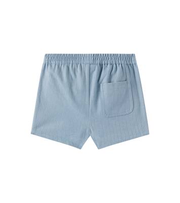 Baby Cyriel striped cotton jersey shorts | Donsje
