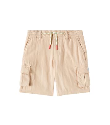 Cotton and linen cargo shorts | Scotch & Soda Kids