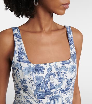 Minikleid Wells aus Baumwolle | Staud