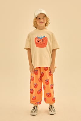 Tomato cotton sweatpants | Jellymallow