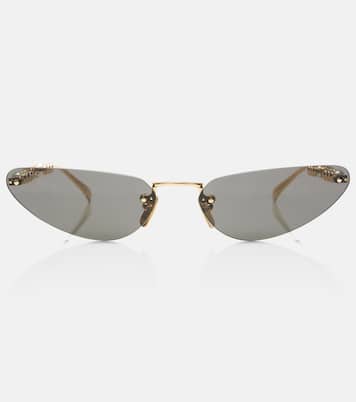 Faux pearl-embellished cat-eye sunglasses | Gucci