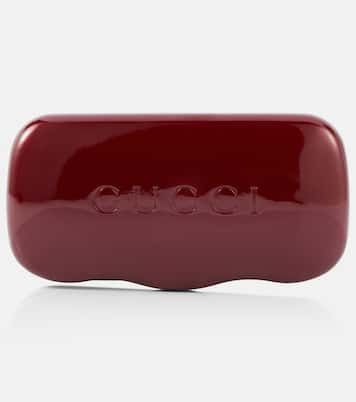 Faux pearl-embellished cat-eye sunglasses | Gucci