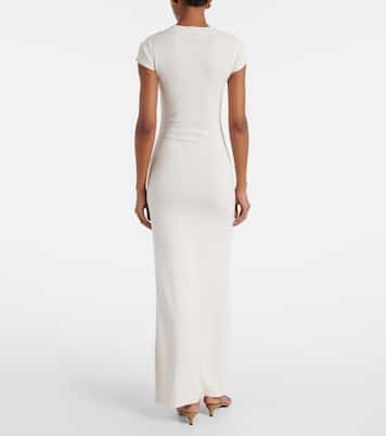 Robe longue Caden en soie mélangée | Aya Muse