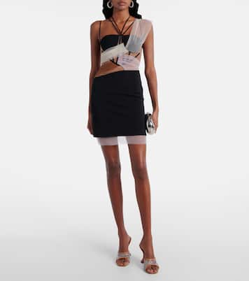 Pantoletten Lupita 95 mit Kristallen | Amina Muaddi