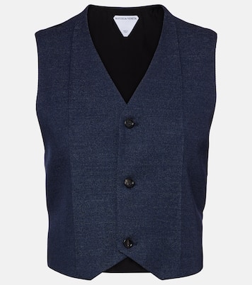Wool drill vest | Bottega Veneta