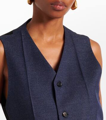 Wool drill vest | Bottega Veneta