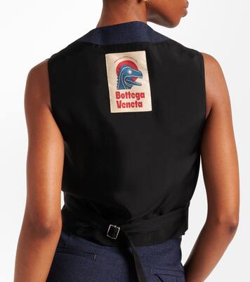 Wool drill vest | Bottega Veneta