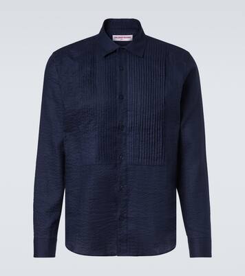 Smokinghemd Giles aus Baumwolle und Leinen | Orlebar Brown