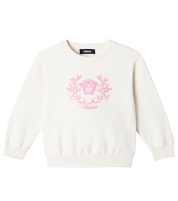 Medusa cotton jersey sweater | Versace Kids