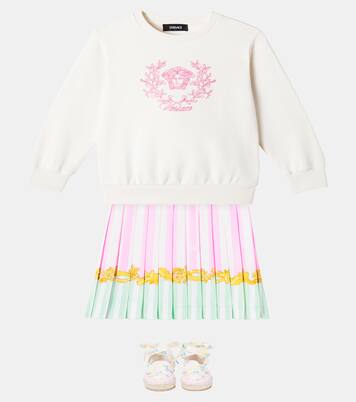 Medusa cotton jersey sweater | Versace Kids