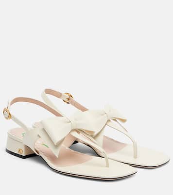 Bowow 25 leather thong sandals | Valentino Garavani
