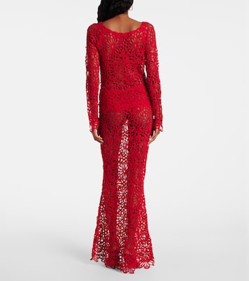 Maxirock Obie aus Häkelstrick | Norma Kamali