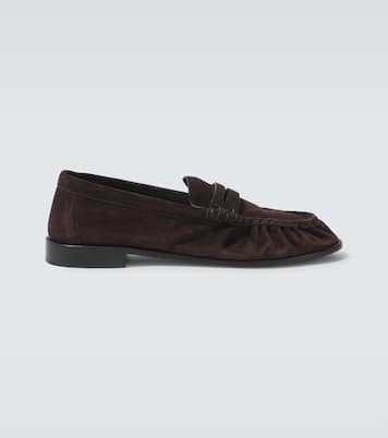 Le Loafer suede penny loafers | Saint Laurent