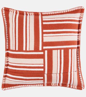 Jacquard wool and cashmere cushion | Loro Piana