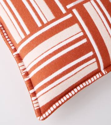 Jacquard wool and cashmere cushion | Loro Piana