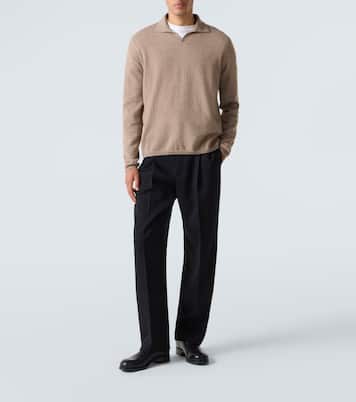 Franz cashmere polo sweater | The Row