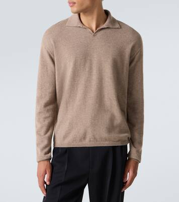 Franz cashmere polo sweater | The Row
