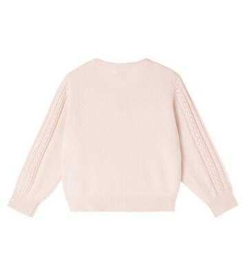 Cable-knit wool cardigan | Donsje