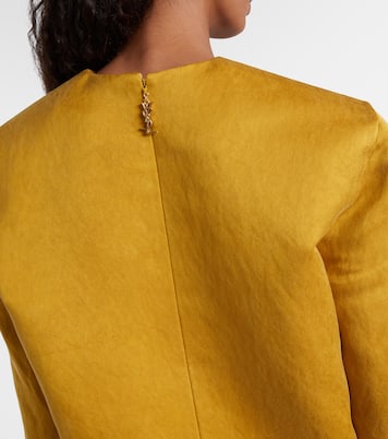 Silk satin minidress | Saint Laurent