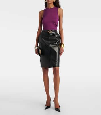 Cashmere and silk tank top | Saint Laurent