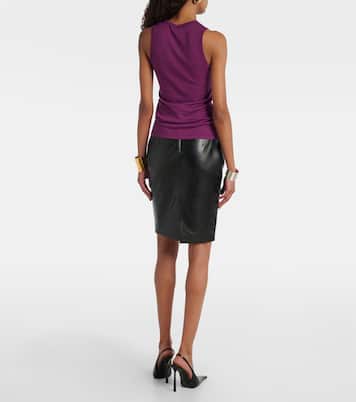 Cashmere and silk tank top | Saint Laurent