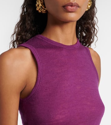 Cashmere and silk tank top | Saint Laurent