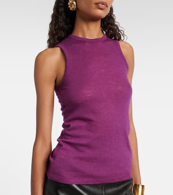 Cashmere and silk tank top | Saint Laurent