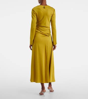 Robe midi Odessa en satin | Simkhai