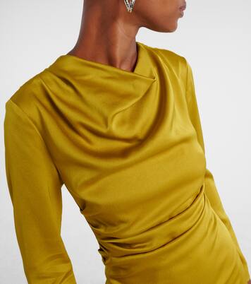 Robe midi Odessa en satin | Simkhai