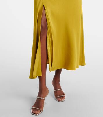 Robe midi Odessa en satin | Simkhai