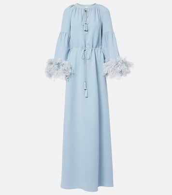 Cady Couture feather-trimmed gown | Valentino