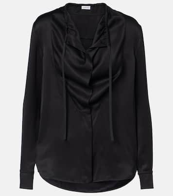 Silk satin blouse | Loewe