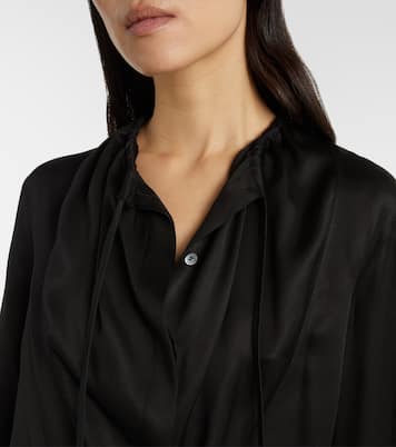 Silk satin blouse | Loewe
