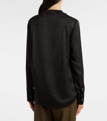 Silk satin blouse | Loewe