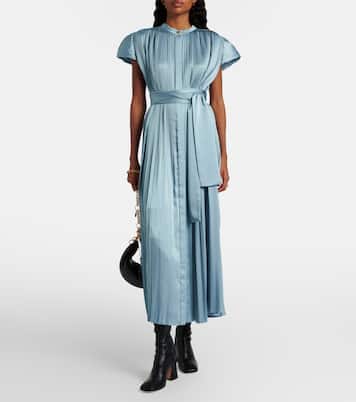 Midikleid Phare aus Satin | Joseph