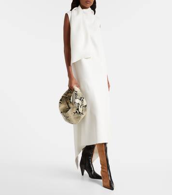 Olivia Medium leather shoulder bag | Khaite