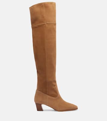 Overknee-Stiefel Nomad 50 aus Veloursleder | Aquazzura