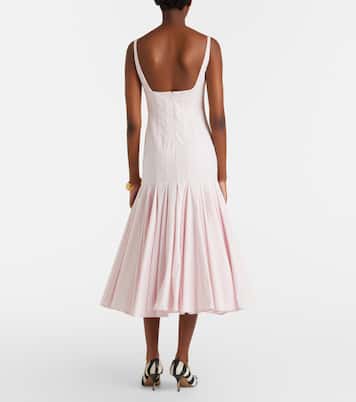 Abito midi Agave in popeline di cotone | Jacquemus