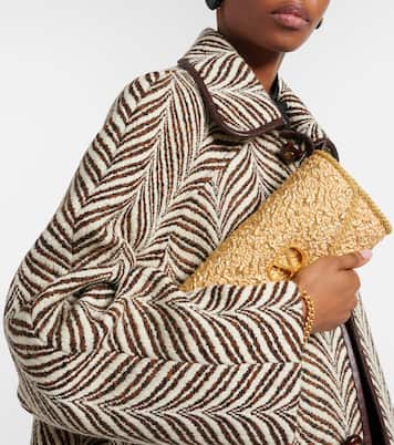 DeVain Small cloqué jacquard shoulder bag | Valentino Garavani