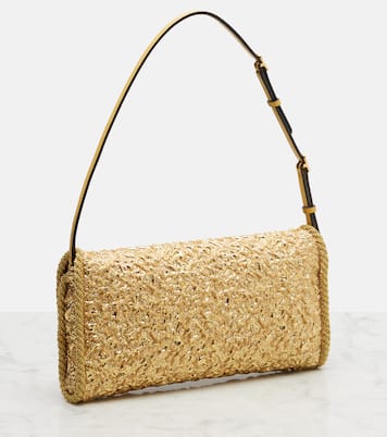 DeVain Small cloqué jacquard shoulder bag | Valentino Garavani