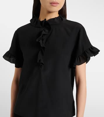 Top de crepé de china de seda | Chloé