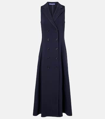 Abito midi Alecia in misto cotone | Ralph Lauren Collection