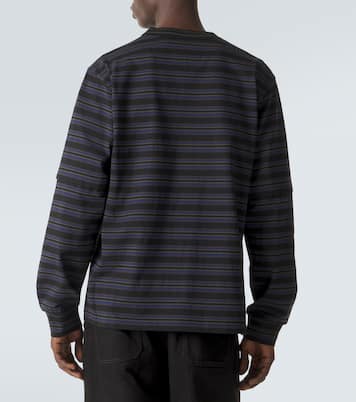 Striped cotton T-shirt | Sacai