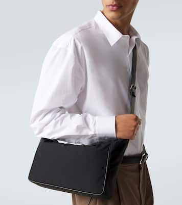 Lloyd leather-trimmed shoulder bag | The Row