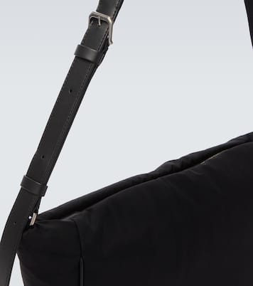 Lloyd leather-trimmed shoulder bag | The Row