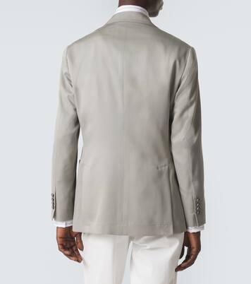 Veste de costume en soie | Brunello Cucinelli
