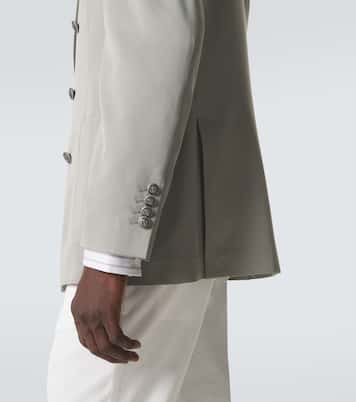 Veste de costume en soie | Brunello Cucinelli