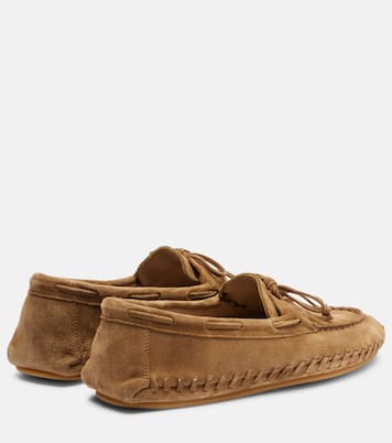 Driver embroidered suede loafers | Le Monde Béryl