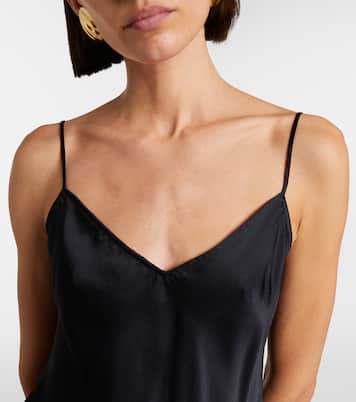 Caraco Nadine en soie à finitions en dentelle | Nili Lotan