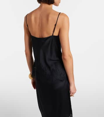 Caraco Nadine en soie à finitions en dentelle | Nili Lotan